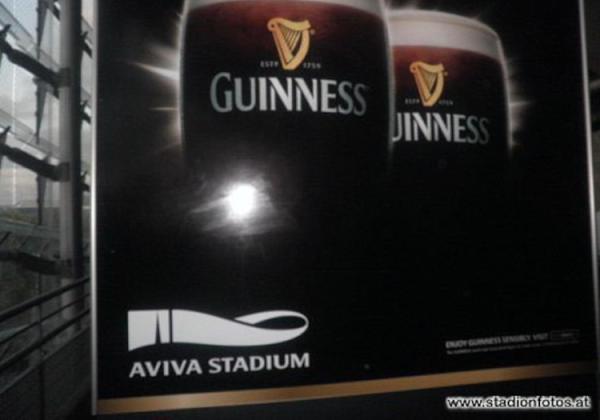 Im Aviva Stadium in Dublin fielen die Kassensysteme aus & es gab Freibier für alle.