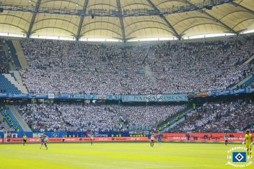 Über 6.000 Hansa-Fans reisten nach Hamburg.